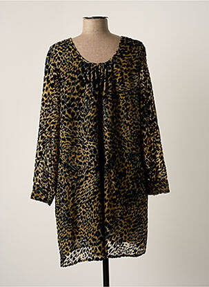 Robe courte manches longues manches longues noir SEE U SOON femme