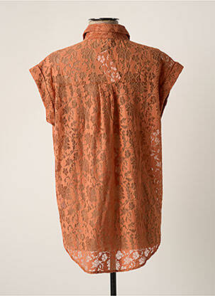Chemisier manches courtes manches courtes orange MOLLY BRACKEN femme