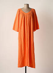 Robe longue orange INTUITION pour femme seconde vue