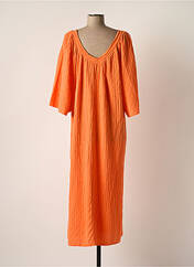 Robe longue orange INTUITION pour femme seconde vue