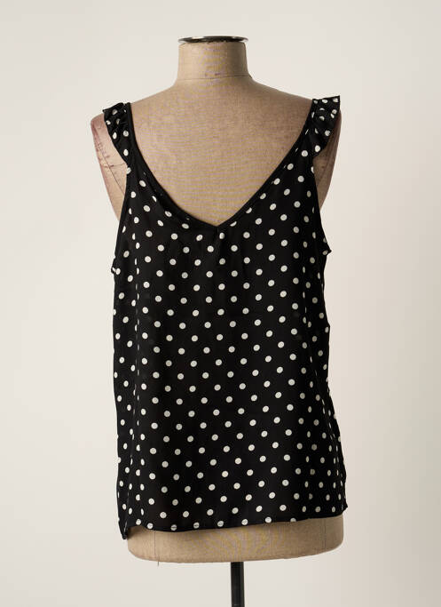 Top noir PEACE N'LOVE pour femme