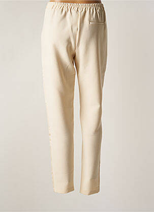 Pantalon slim taille élastique taille normale beige STUDIO PARISIEN femme