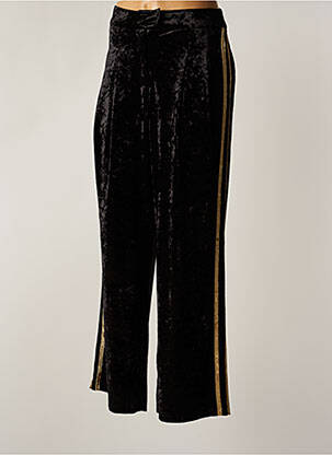 Pantalon large coupe fluide taille normale noir LILI SIDONIO femme