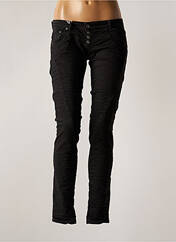 Jeans coupe slim noir PLEASE pour femme seconde vue