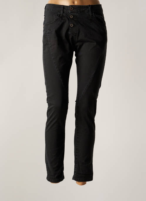 Jeans coupe slim noir PLEASE pour femme