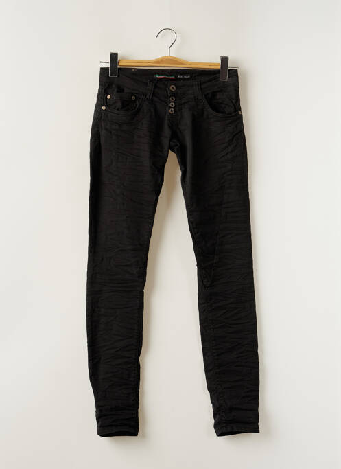 Jeans coupe slim noir PLEASE pour femme