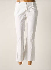 Pantalon 7/8 blanc HAPPY pour femme seconde vue