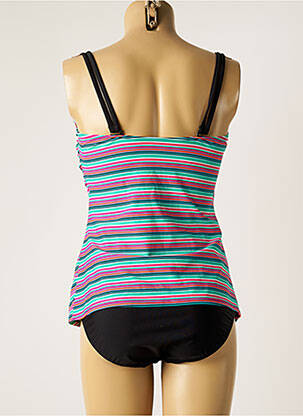Tankini effet matière satinée vert SUNMARIN femme