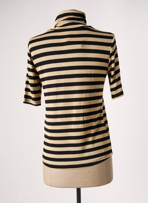 Pull col roulé beige O'MER pour femme