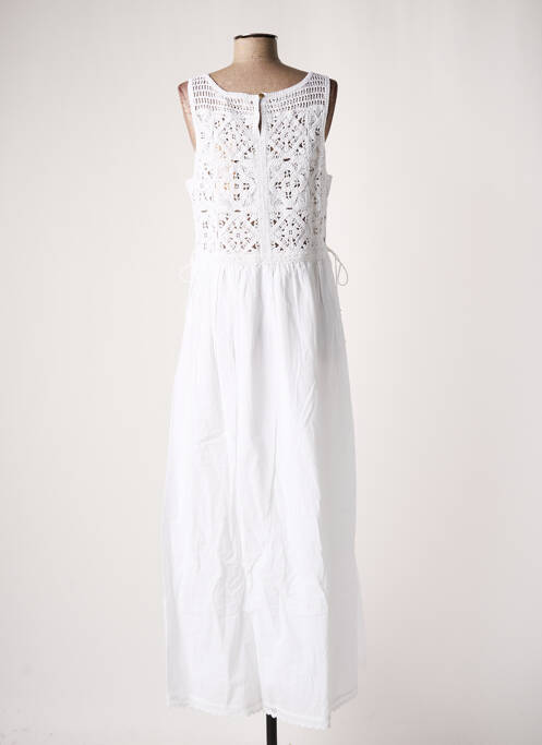 Robe longue blanc CREAM pour femme