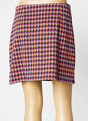 Jupe courte taille haute rose SURKANA femme