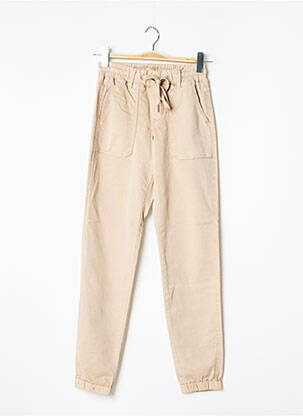 Pantalon slim taille élastique taille normale beige CREAM femme