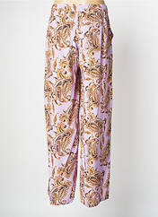Pantalon large violet CREAM pour femme seconde vue