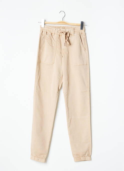 Pantalon slim taille élastique taille normale beige CREAM femme