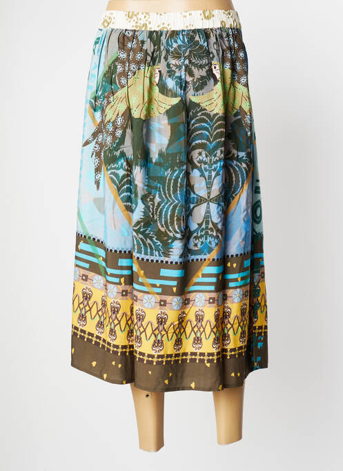 Jupe mi-longue vert CREAM pour femme