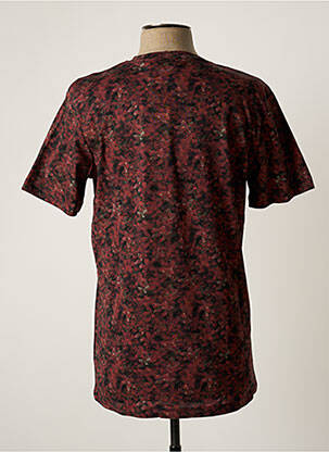 T-shirt stretch manches courtes rouge NO EXCESS homme