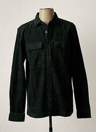 Chemise manches longues poches poitrine vert TEDDY SMITH homme