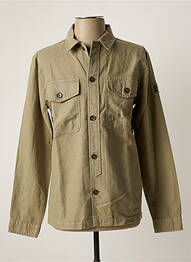 Chemise manches longues poches poitrine vert NO EXCESS homme