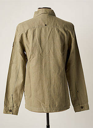 Chemise manches longues poches poitrine vert NO EXCESS homme