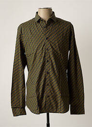 Chemise manches longues imprimé fantaisie vert NO EXCESS homme