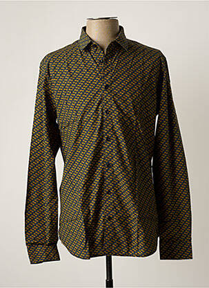 Chemise manches longues imprimé fantaisie vert NO EXCESS homme
