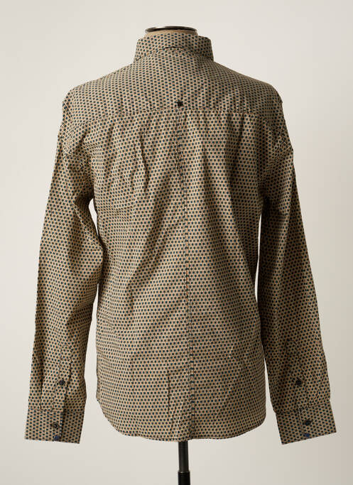 Chemise manches longues marron NO EXCESS pour homme