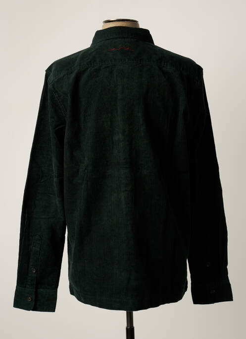 Chemise manches longues vert TEDDY SMITH pour homme