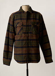 Veste casual coupe droite marron LE TEMPS DES CERISES homme