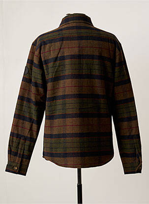 Veste casual coupe droite marron LE TEMPS DES CERISES homme