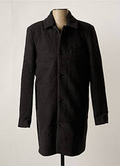 Manteau long noir LE TEMPS DES CERISES pour homme seconde vue