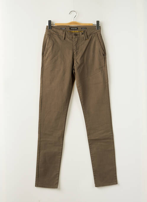 Pantalon chino poches taille normale vert NO EXCESS homme