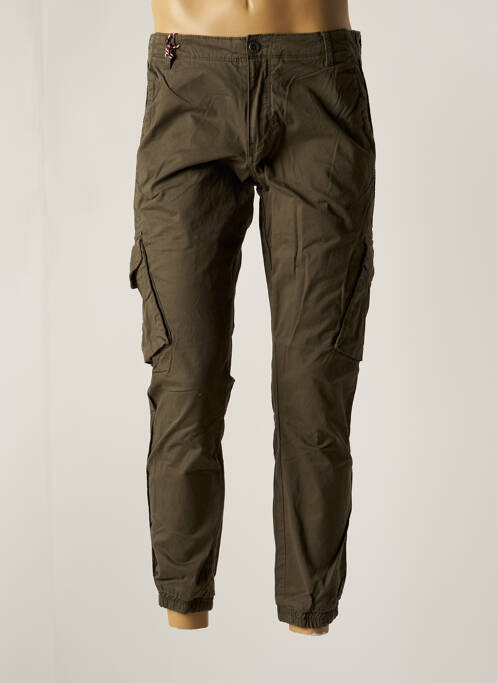 Pantalon cargo vert TEDDY SMITH pour homme