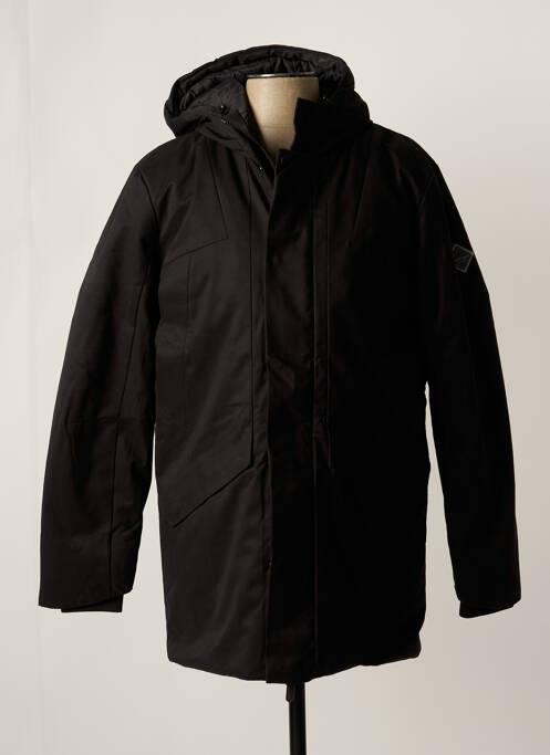 Parka noir TEDDY SMITH pour homme