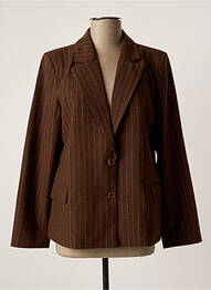 Blazer poches marron SURKANA femme