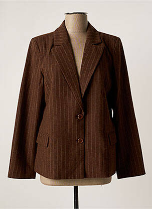 Blazer poches marron SURKANA femme