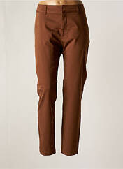 Pantalon 7/8 marron KAFFE pour femme seconde vue