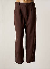 Pantalon large marron KAFFE pour femme seconde vue