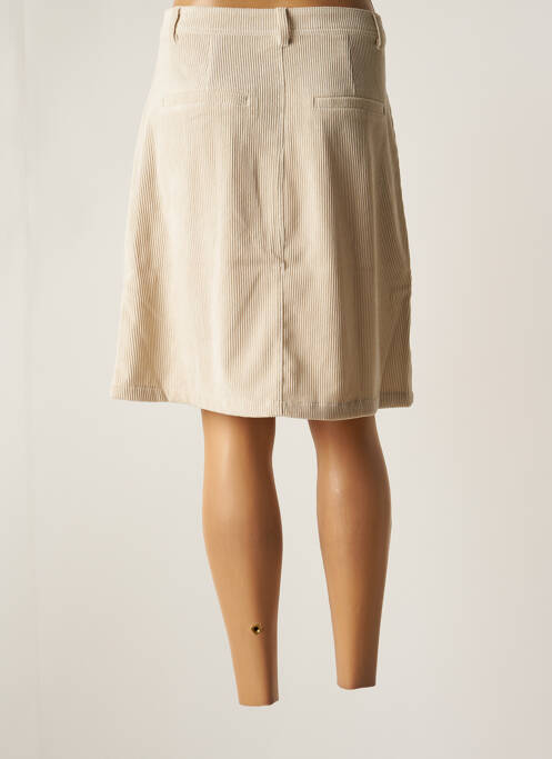 Jupe mi-longue beige CREAM pour femme