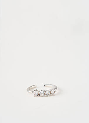 Bague ornement oxyde de zirconium argent MYA-BAY femme