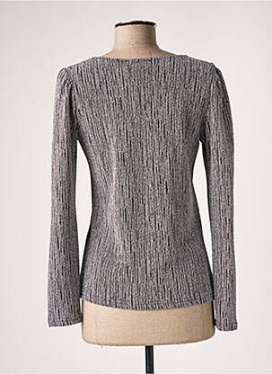 Top stretch manches longues gris SCARLET ROOS femme