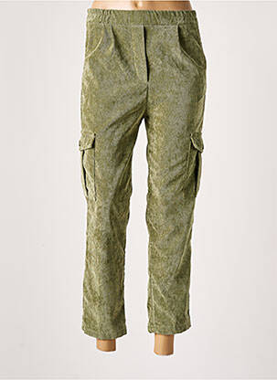 Pantalon cargo taille élastique taille normale vert PAKO LITTO femme