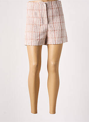 Short taille à pinces taille haute rose ARTLOVE femme