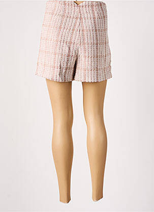 Short taille à pinces taille haute rose ARTLOVE femme