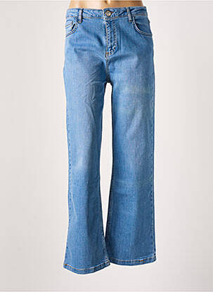 Jeans coupe droite bleu GRACE & MILA pour femme