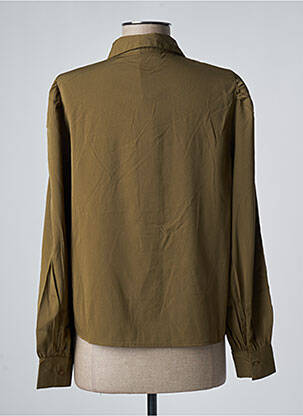 Chemisier coupe fluide manches longues vert JDY femme