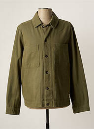 Veste casual fermeture boutonnée sur le devant vert MUSTANG homme