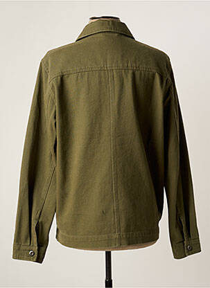 Veste casual fermeture boutonnée sur le devant vert MUSTANG homme