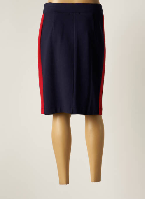 Jupe mi-longue bleu MALOKA pour femme