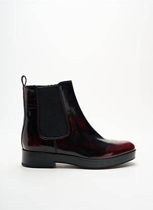 Bottines/Boots rouge WHAT FOR pour femme