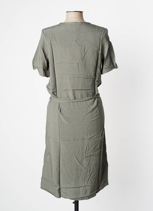 Robe mi-longue vert ESPRIT DE LA MER pour femme